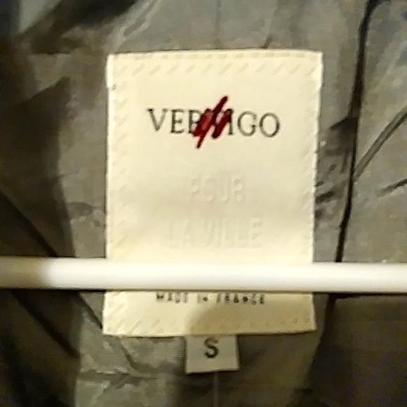 NWT Vertigo Paris Vintage Grey Suit Jacket Blazer - Picture 6 of 7